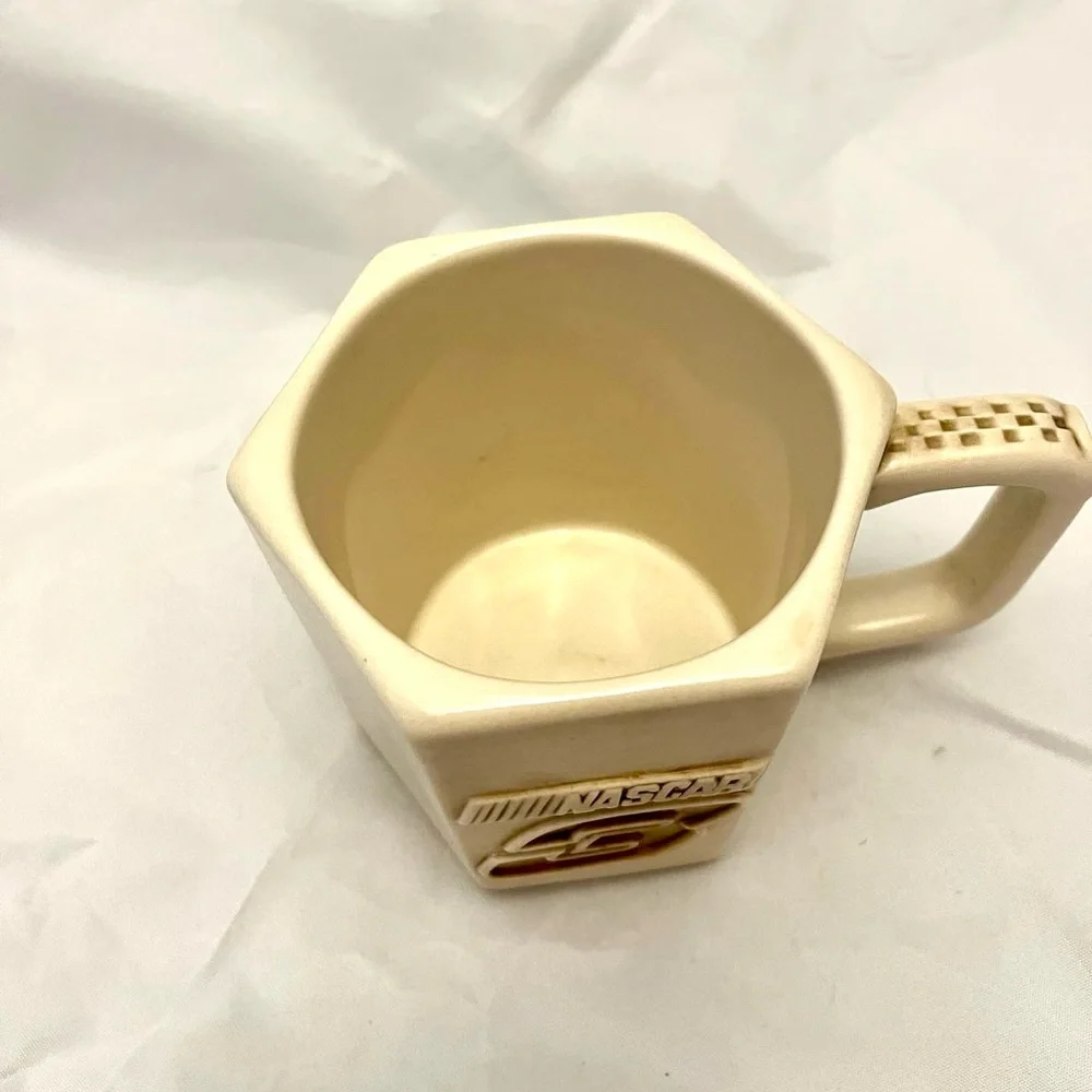 Vintage Dale Earnhardt NASCAR 3D Ceramic Mug - Collectible Racing Cup EUC